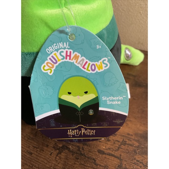 New Squishmallows Harry Potter 8-Inch Slytherin Snake‎ in Hogwarts Robe - 2025 - Picture 5 of 6